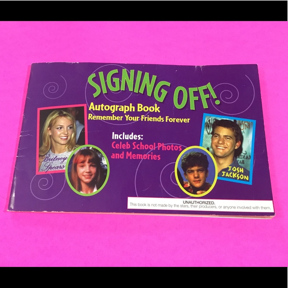 Vintage  Britney Spears Autograph Signing Off